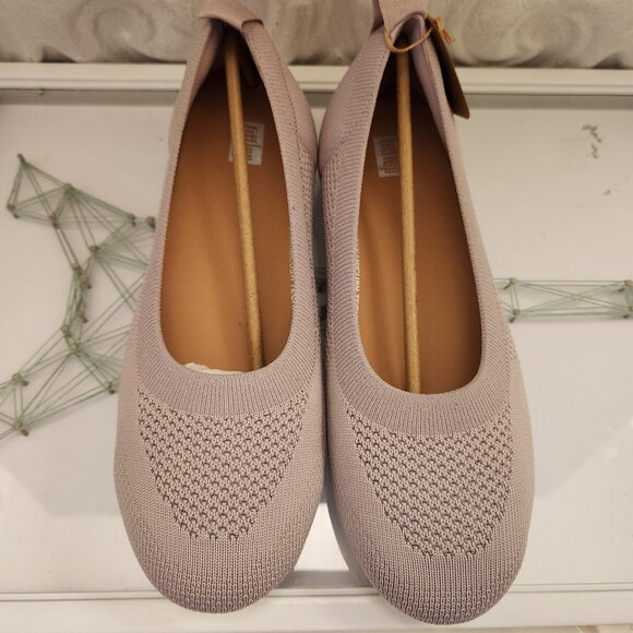 Fitflop Allegro Multi-knit ballet flats in soft lilac. NIB. Size 8 - Picture 4 of 10